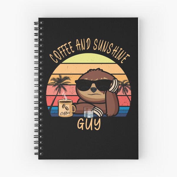 Item preview, Funny Coffee and sunshine kind of guy sloth designed and sold by TipTopTapo.