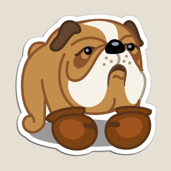 Bulldog Boxer tshirt - Dog Gifts for Boxer and Bulldog Pet Lovers Magnet