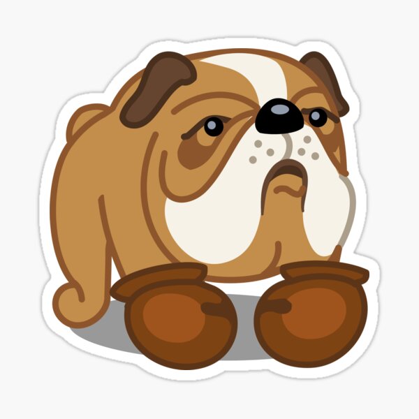 Bulldog Boxer tshirt - Dog Gifts for Boxer and Bulldog Pet Lovers Sticker