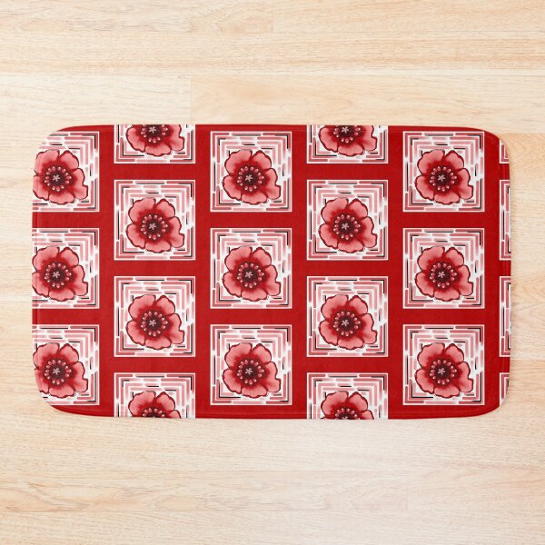 Item preview, Shades of Red Pattern Square designed and sold by blejsart.