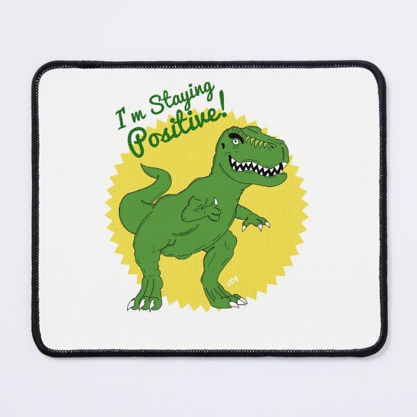 Item preview, Optimistic Dinosaur designed and sold by FoxTrotMadlyArt.