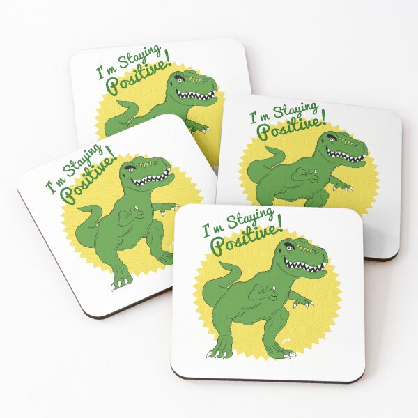 Item preview, Optimistic Dinosaur designed and sold by FoxTrotMadlyArt.