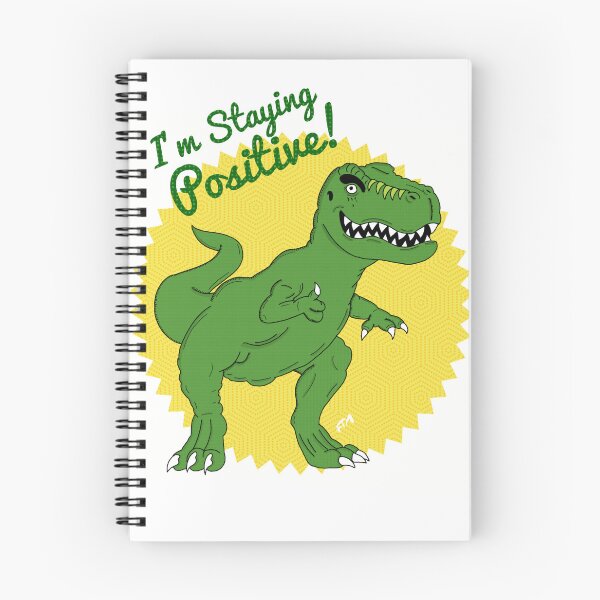 Item preview, Optimistic Dinosaur designed and sold by FoxTrotMadlyArt.