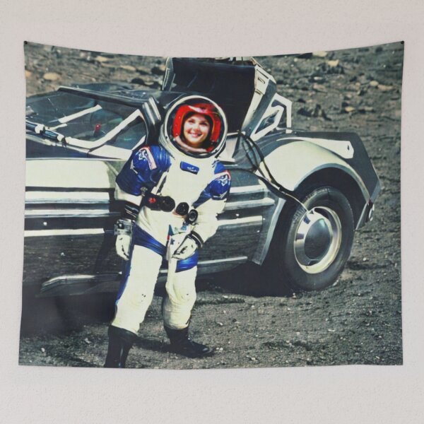Item preview, Fun strolling around the moon | retro sci-fi aesthetic  designed and sold by spinolator.
