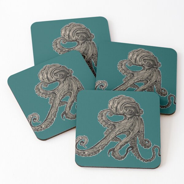 Item preview, Octopus in line design designed and sold by MarieEclair.