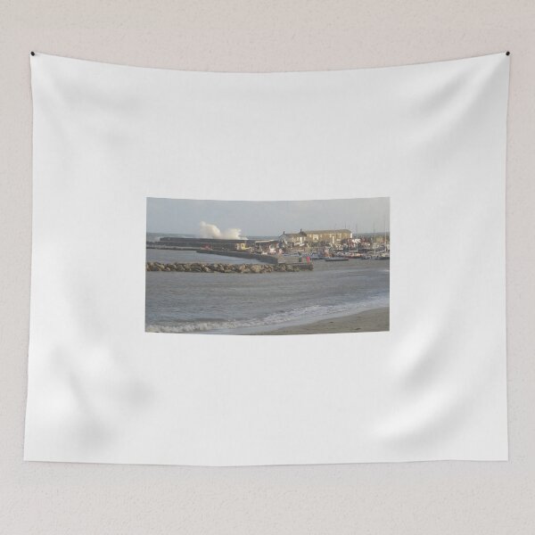 Item preview, Waves Over the Cobb, Lyme Regis designed and sold by LynneBlair.