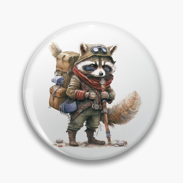 Item preview, Anthropomorphic Raccoon designed and sold by MasartDesigns.
