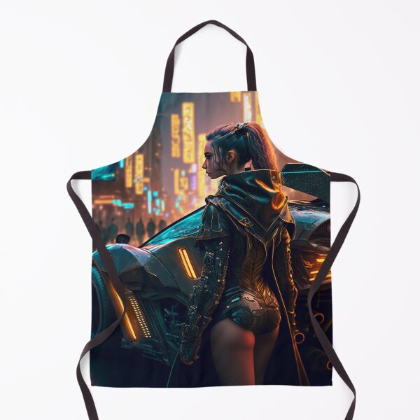 Item preview, Female Cyberpunk Race Car Driver - Jade designed and sold by AICreateWorlds.