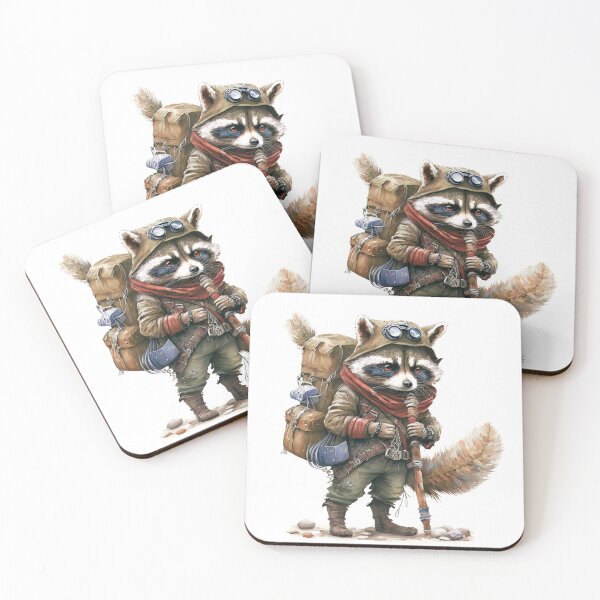 Item preview, Anthropomorphic Raccoon designed and sold by MasartDesigns.