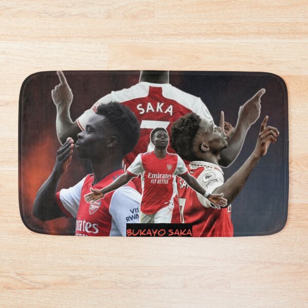 Item preview, Bukayo Saka Art Throw Pillows designed and sold by luis566.