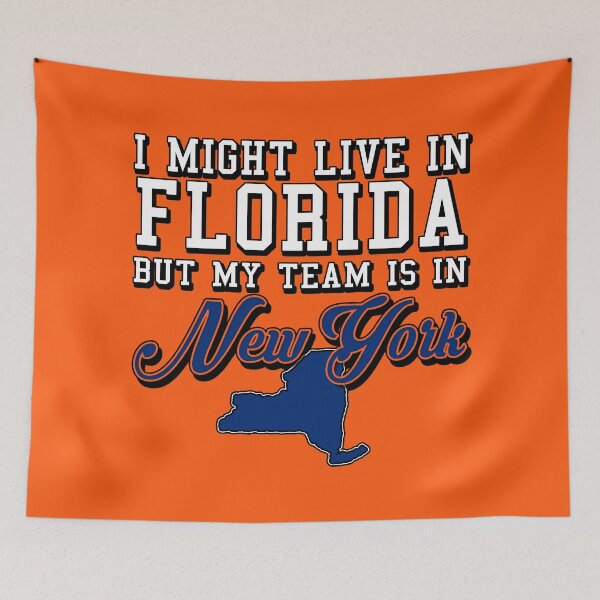 Item preview, Puede que viva en Florida, pero mi equipo está en Nueva York designed and sold by Osprey Tees.