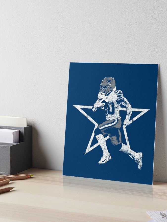 Tony Pollard Football Paper Poster Cowboys 2 - Tony Pollard - Pin