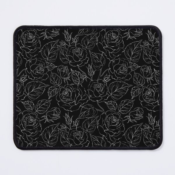 Item preview, Black Rose Seamless Pattern 24 designed and sold by GetUpStudios.