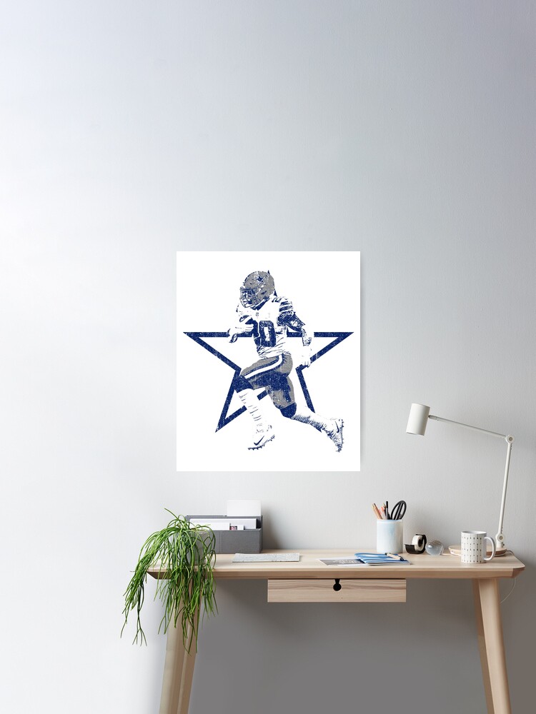 Tony Pollard Football Paper Poster Cowboys 2 - Tony Pollard