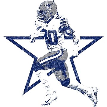 Tony Pollard Football Paper Poster Cowboys 2 - Tony Pollard - Pin