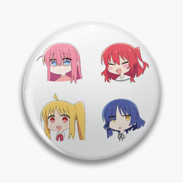 Aperçu de l'œuvre Bocchi le rocher ! Chibis créée et vendue par ChibiCheems.