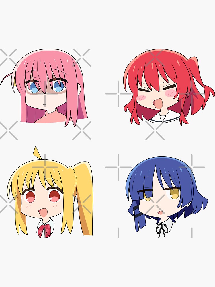 Draw your character in bocchi the rock chibi style by Yamuma