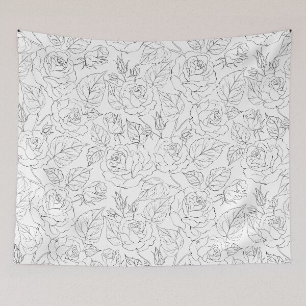 Item preview, Rose Seamless Pattern 25 designed and sold by GetUpStudios.