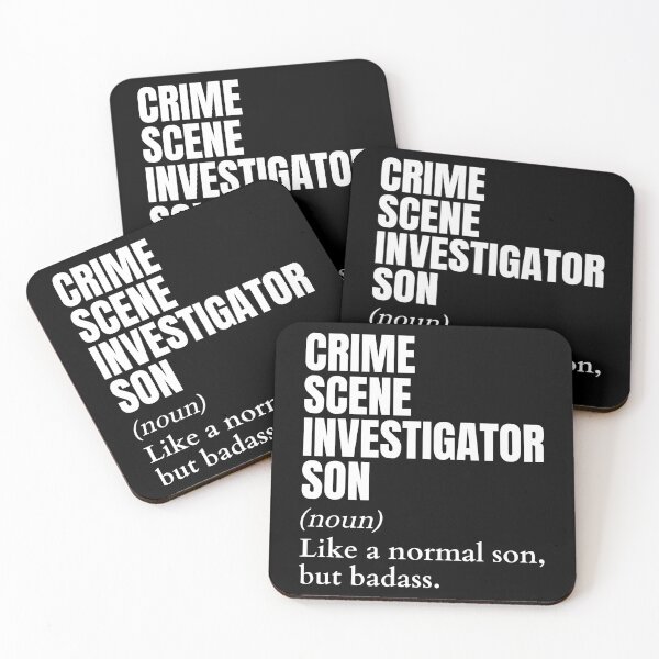 Item preview, Funny Badass Crime Scene Investigator Son Definition designed and sold by EndlessFreedom.