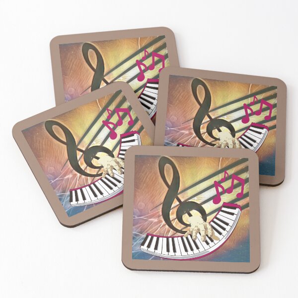 Item preview, piano music notes mans hand designed and sold by LGMmugsdesign.
