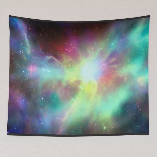 Item preview, Nebula - Green Galaxy  designed and sold by Devin Farinsky.