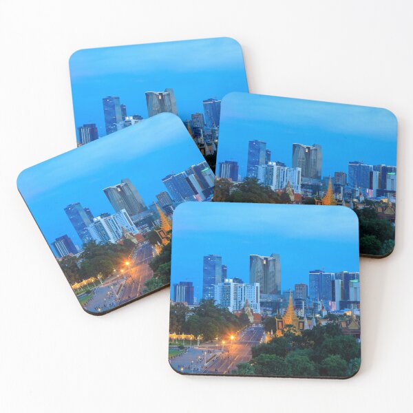 Item preview, Royal Palace Phnom Penh Cambodia Skyline Cityscape designed and sold by Kevin Miller Photography.