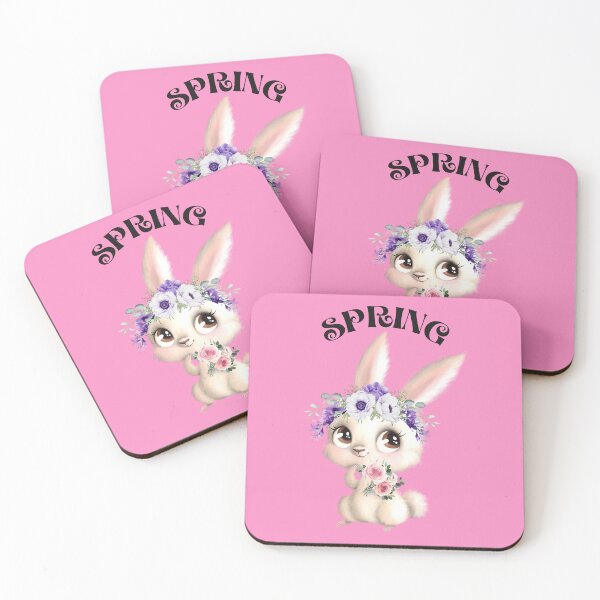 Item preview, Spring Bunny Flower  designed and sold by WhatThePublicWa.