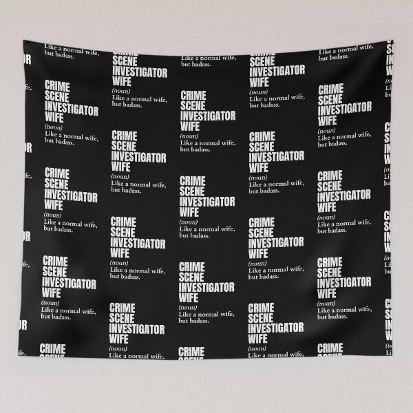 Item preview, Funny Badass Crime Scene Investigator Wife Definition designed and sold by EndlessFreedom.