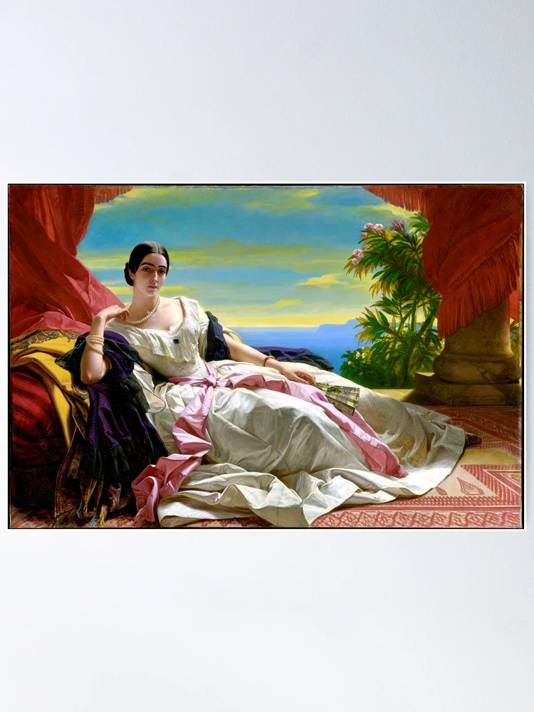 Portrait of Leonilla, Princess of Sayn Wittgenstein by Franz Xaver