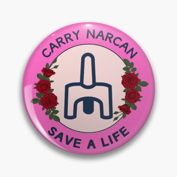 Narcan Badge Reel Harm Reduction Clip Nurse Keychain Overdose