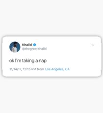 Khalid Tweet Sticker