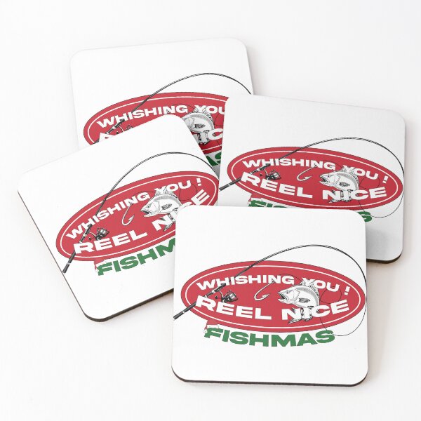 Item preview, Wishing You Reel Nice Fishmas Funny Bass Fishing Christmas designed and sold by Exosia Shop ⭐⭐⭐⭐⭐.