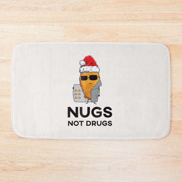 Item preview, Chicken Nuggets - Nugs Not Drugs Funny Christmas T-Shirt designed and sold by Bobby-Bancel.