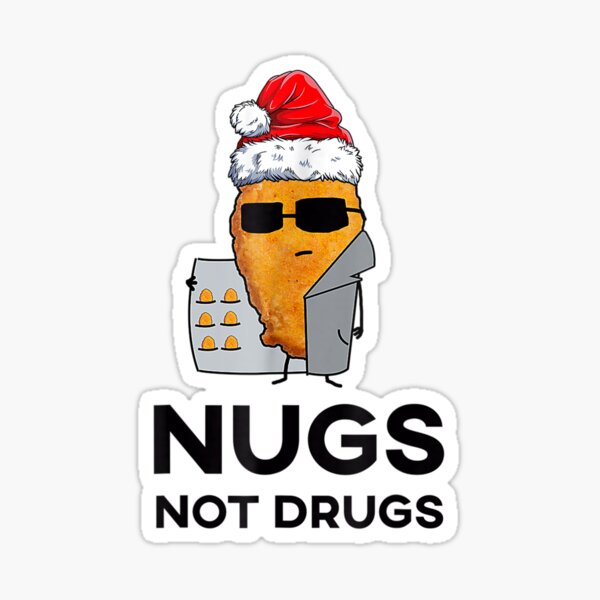 Nugs Not Drugs Funny Chicken Nuggets Fanny Pack by Abstraction World