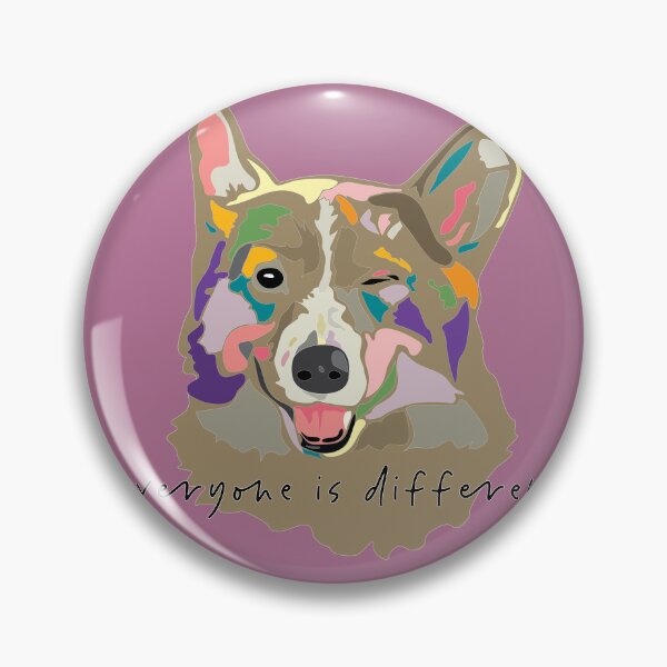 Item preview, everyone is different_wink dog_c4 designed and sold by Mimi Huang.