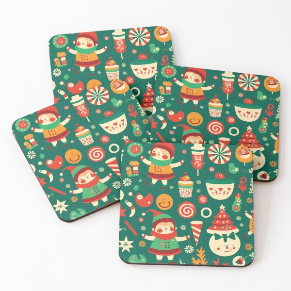 Item preview, Kids wallpaper Christmas pattern #1 designed and sold by FunArt4You.