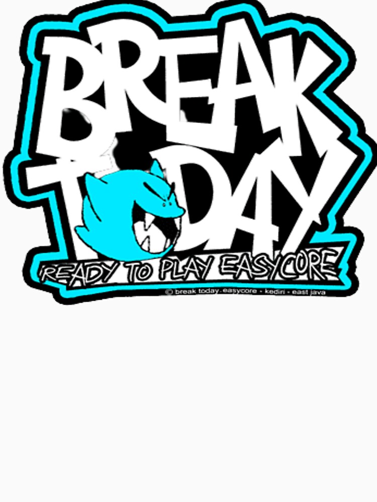 break to day ready to play easycore Sticker for Sale by BUBBLENOO