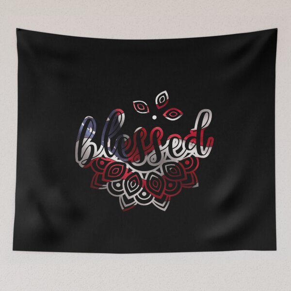 Item preview, American Flag Blessed  designed and sold by InPrintedWord.