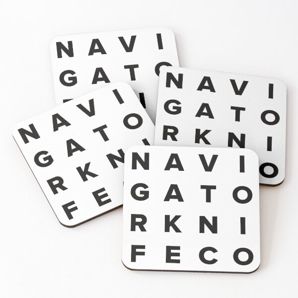 Item preview, NKC Letter Block (Black on White) |  designed and sold by PixelsandPulp.