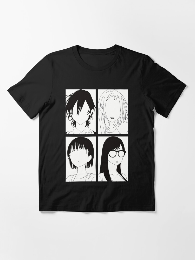 Summertime Render or Summer Time Rendering All Anime Characters in  Minimalist 4 Panels Pop Art Design - Summertime Render - T-Shirt