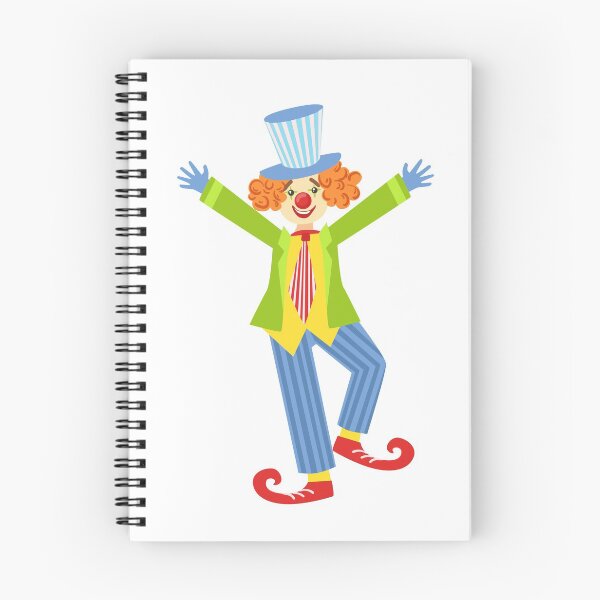 Item preview, Colorful Friendly Clown With Curled Shoes In Classic Outfit designed and sold by topvectors.