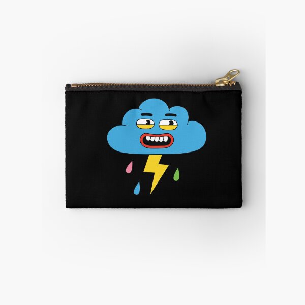Item preview, Funny Cloud with Thunder Rain Face Cartoon designed and sold by PrintPortal.