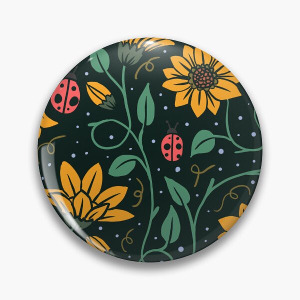 Item preview, cute sunflower garden surface pattern design designed and sold by Cauliflander.