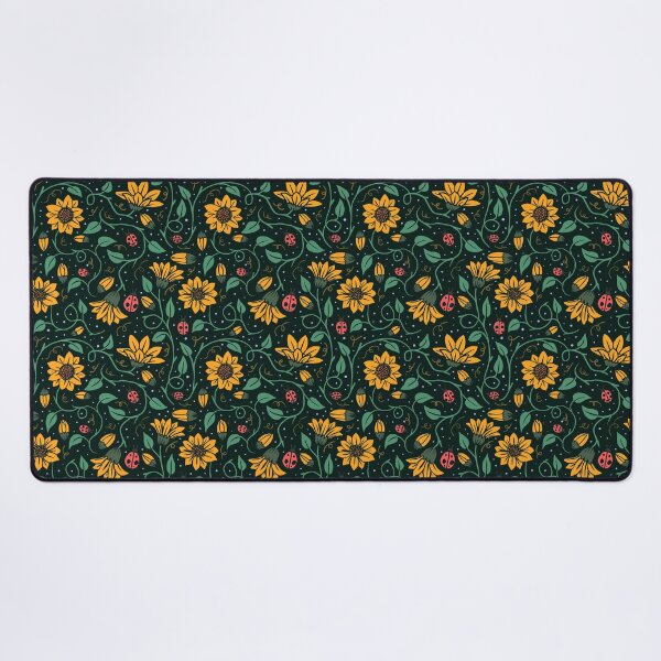Vista previa del artículo con la obra «lindo diseño de patrón de superficie de jardín de girasol», diseñado y vendido por Cauliflander.