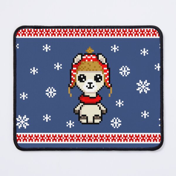 Item preview, Winter Holiday Alpaca Pun Fairisle Design designed and sold by Pixe11y.