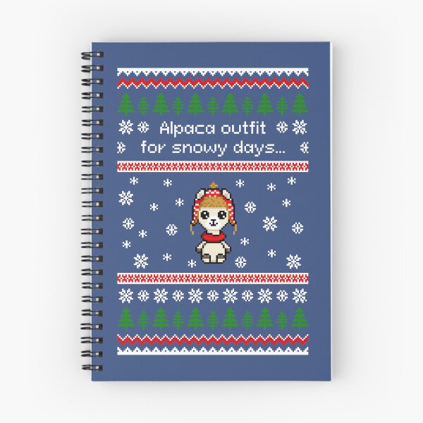 Item preview, Winter Holiday Alpaca Pun Fairisle Design designed and sold by Pixe11y.