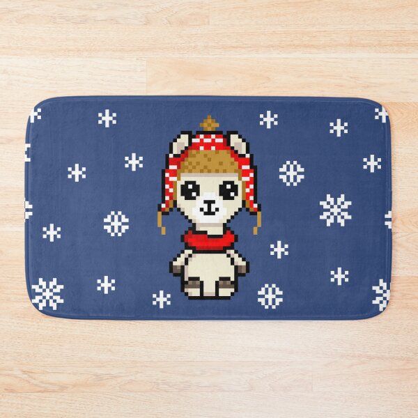 Item preview, Winter Holiday Alpaca Pun Fairisle Design designed and sold by Pixe11y.