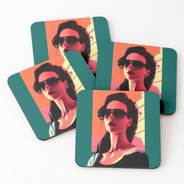 Item preview, Chick with Sunglasses designed and sold by BigBrainArtwork.