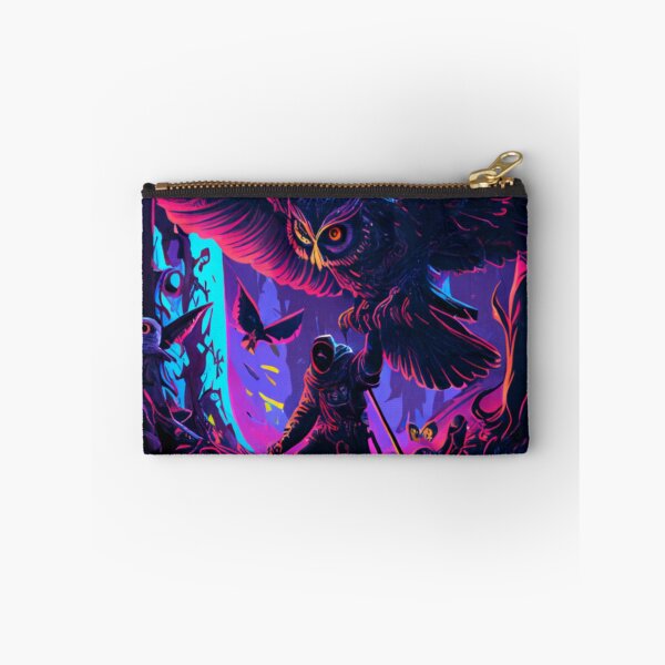 Item preview, Psychedelic giant owl taking its owner to fly away designed and sold by Newtaste-Store.