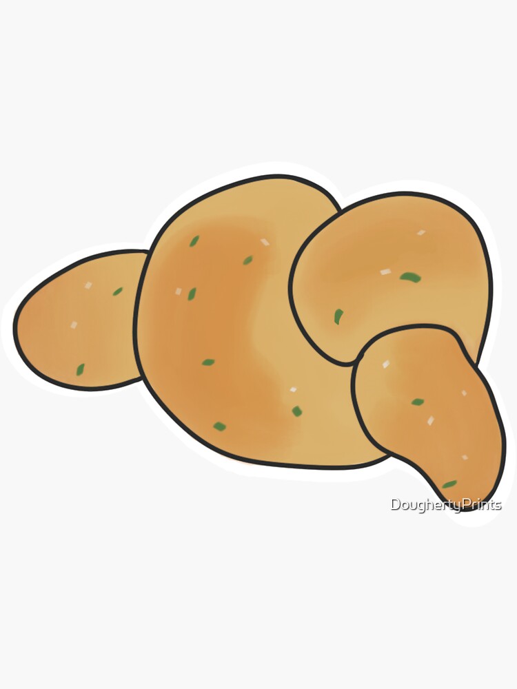 "Garlic Knot " Sticker for Sale by DoughertyPrints Redbubble